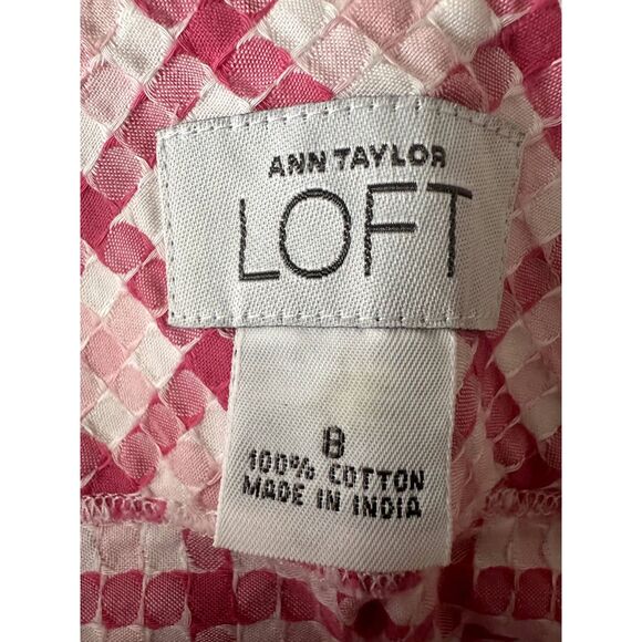 Loft pink and white skirt size 8 - Picture 3 of 3